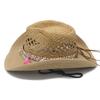 European and American ethnic style cowboy hat hollow woven straw hat women's big-brimmed sun hat