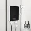 6000w SL-X1-60 Mini Tankless Water Heater with Leakage Protection, Microcomputer Type Black Instant Water Heater