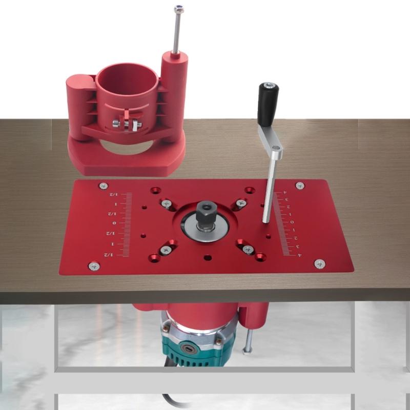Woodworking Base Router Lift Kit for Secure Clamping No Shaking During Operation Improve Your Woodworking Experience