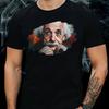 Herren Albert Einstein Motiv Baumwolle 100% Baumwolle T-Shirt Herren Tees Oberteil Größe XS bis 5XL-