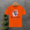 Luxury Brand Ltaly Hot Stamping Hot Letters New Simple Zebra Printing 2023 T-shirt Men and Women Same Style Top Short Sleeves