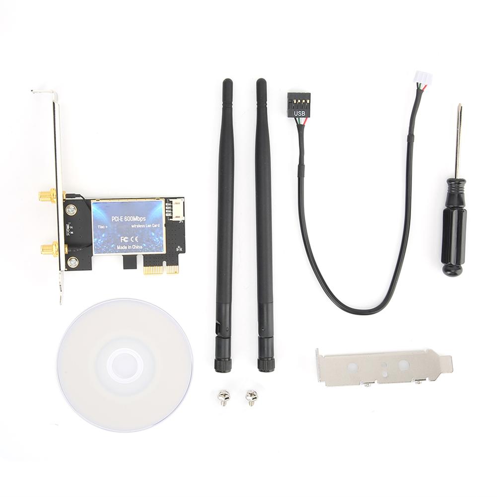 

EDUP LAN Card EP9619 600M Dual Band PCIE Wireless 4.0 Adapter Computer Accessories