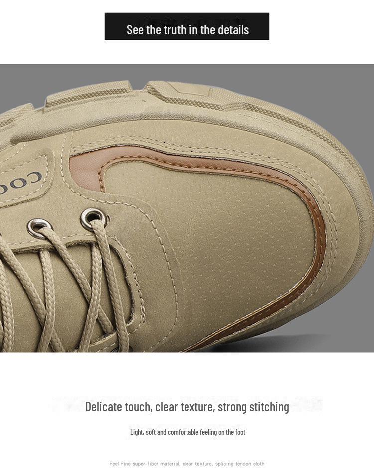 Men's Winter Martin Boots: New Style, Plus Velvet, Thick-Soled, Non-Slip Work & Snow Boots