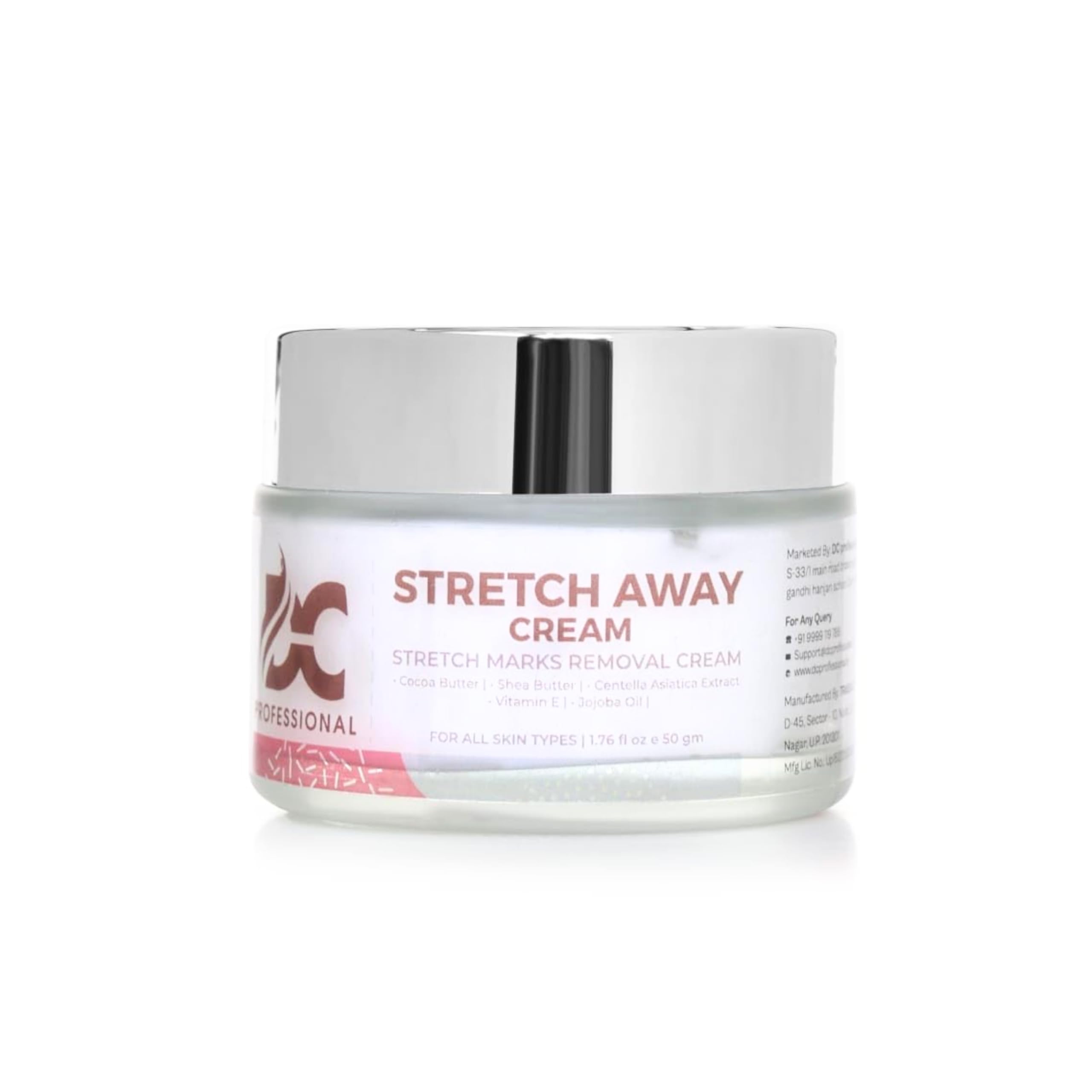 DC PROFESSIONAL Stretch Mark Cream, Removes Pregnancy stretch marks, Scar removal and Moisturizing Cream, Stretch mark remover for Stomach, thighs