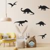 Cartoon Dinosaur Wall Stickers, Kids Room Nursery Decor Animal Wall Art, Removable Self-Adhesive