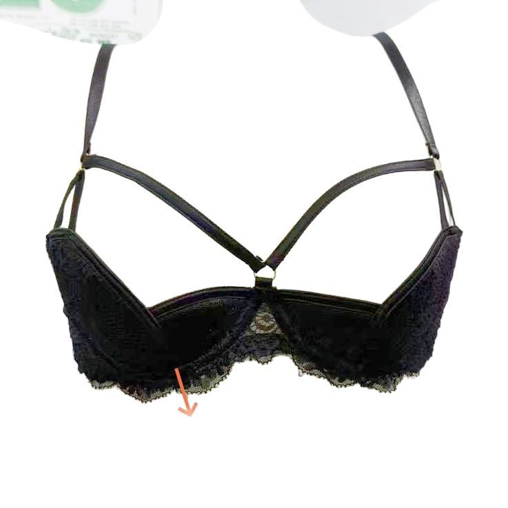 Year of the Rat Lace Padded Bra Set: Enhances Bust with Half-Cup Design