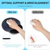 Soft Comfortable Wrist Rest Silicone Desktop Wrist Support Durable Ergonomic Mouse Pad  Office Use
