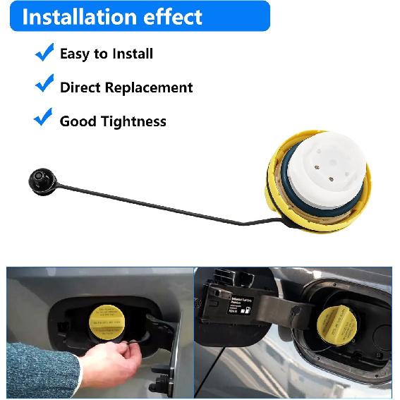 Gas Cap GT337 for 2014- Chevrolet Impala, 2011-2013 Caprice,2011-2017 Equinox, 2012-2016 Buick LaCrosse,2011-2013 Regal, 2011-2017 GMC Terrain,