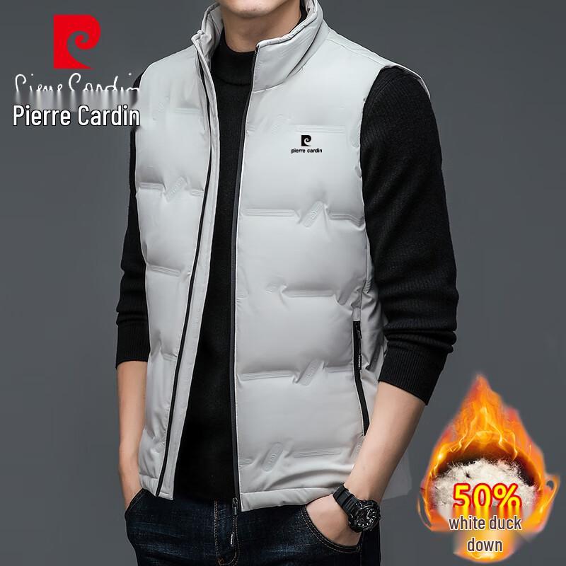 

Pierre Cardin Men s Stand Collar Down Vest L