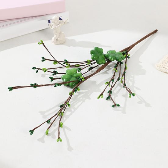 Künstlicher Tulpenblütenstiel Herzförmige Beerenpicks für Valentinstag Jahrestag Blumensträuße Hochzeit Heimdeko