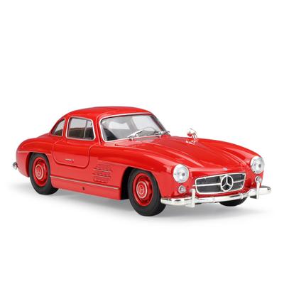1/24 Welly Mercedes Benz 300SL Legierung klassischer Sportwagen Modell Druckguss Metall Spielzeugauto Modell Simulation Sammlung Kindergeschenke