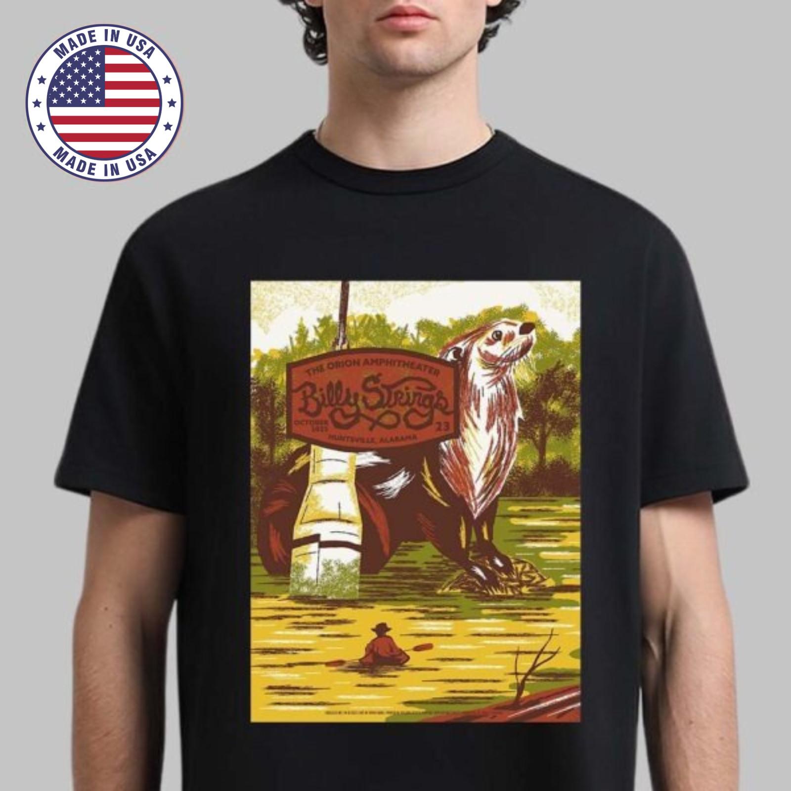 Billy Strings Huntsville 2026 Night 1 Orion Amphitheater T-Shirt Unisex XL