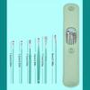 Ear Cleaning Tool Stainless Steel Ear Pick Kit &1Pc Storage Bag Earwax Remover Tool