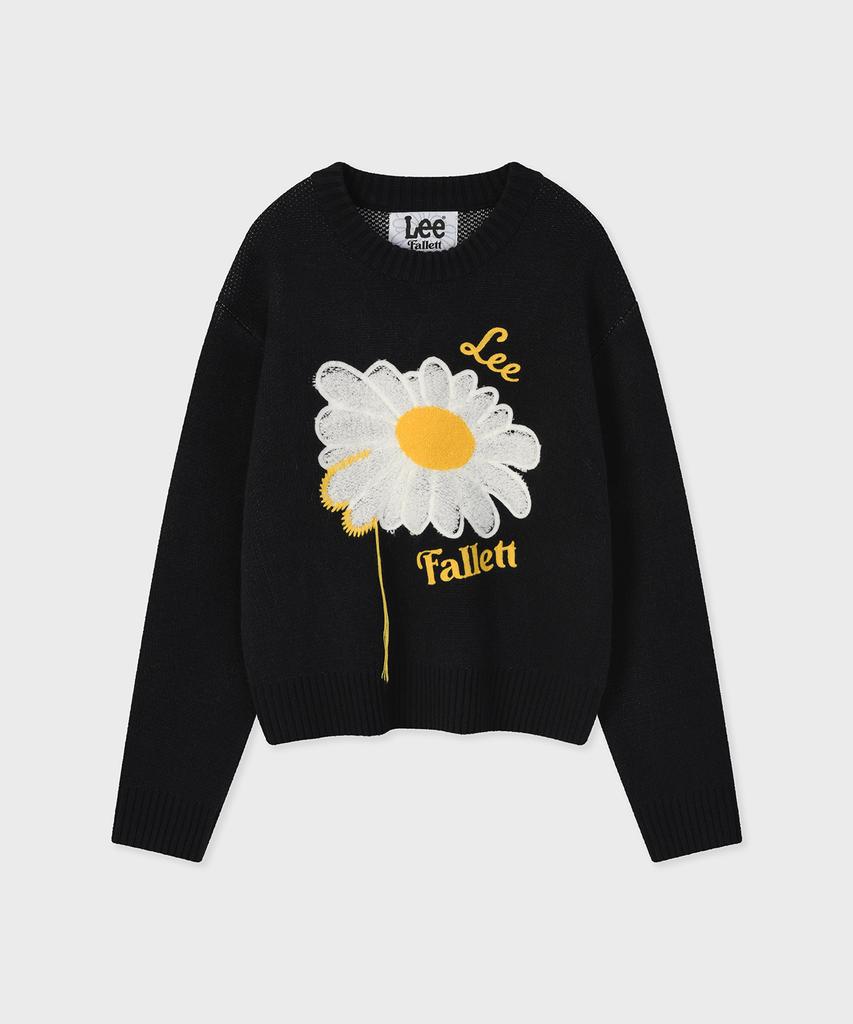 FALLETT [Fallett X Lee] Sunflower Knit Navy