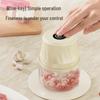 Rechargeable Mini Electric Garlic Masher & Baby Food Blender - Kitchen Utensil & Meat Grinder.