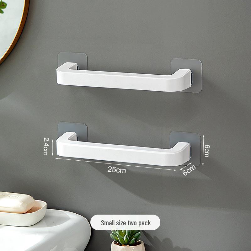 Nordic Minimalist Punch-Free Wall-Mounted Towel Rack - Single Bar