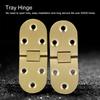 2pcs Round Edge Drop Leaf Hinge 80x30mm Flap Hinge Solid Hinge  Folding Table