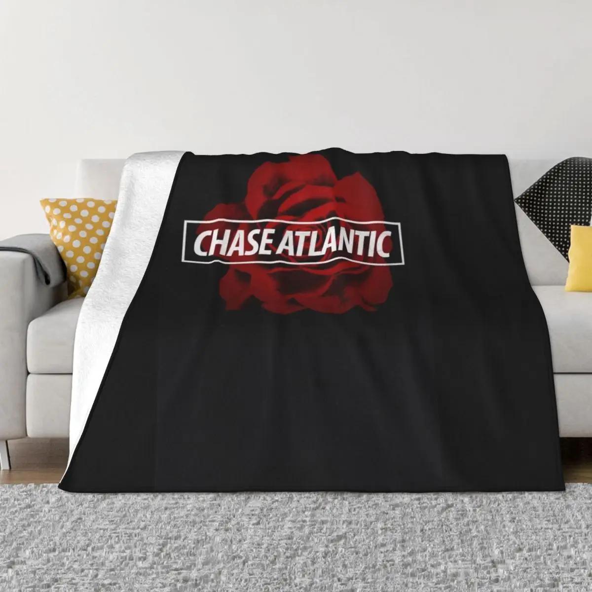 Chase Atlantic Throw Blanket Thermals For Travel Luxury Designer Single Blankets Size: 75*100cm, Weight: 230 GSM
