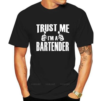 Brand Man Teeshirt New Summer Men Hot Sale Fashion Top Tee Cotton Tee Shirts Bar Barman Cocktail Bartender Drink Men TShirt