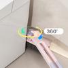 3 In 1 Rotating Crevice Brush Kitchen Toilet Stove Sink Scrubbing Cleaning Tool Hard-Bristled Brush for Stiff Angled Bristles