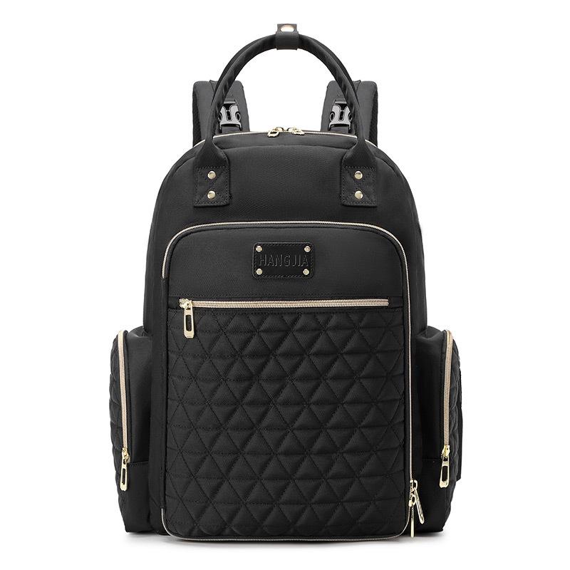 

Вместительная сумка для подгузников, рюкзак, прочные подгузники для беременных, повседневные водонепроницаемые сумки на плечо, дорожные уличные рюкзаки чёрный