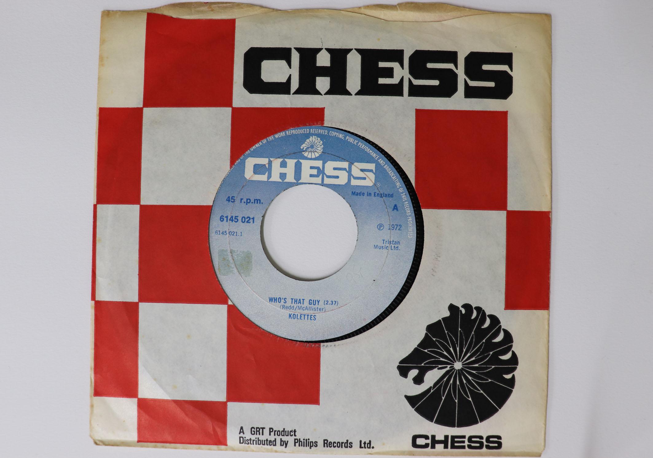 

7inch Record KOLETTES Whos That Guy 6145021 CHESS 1972 UK SoulFunk Used
