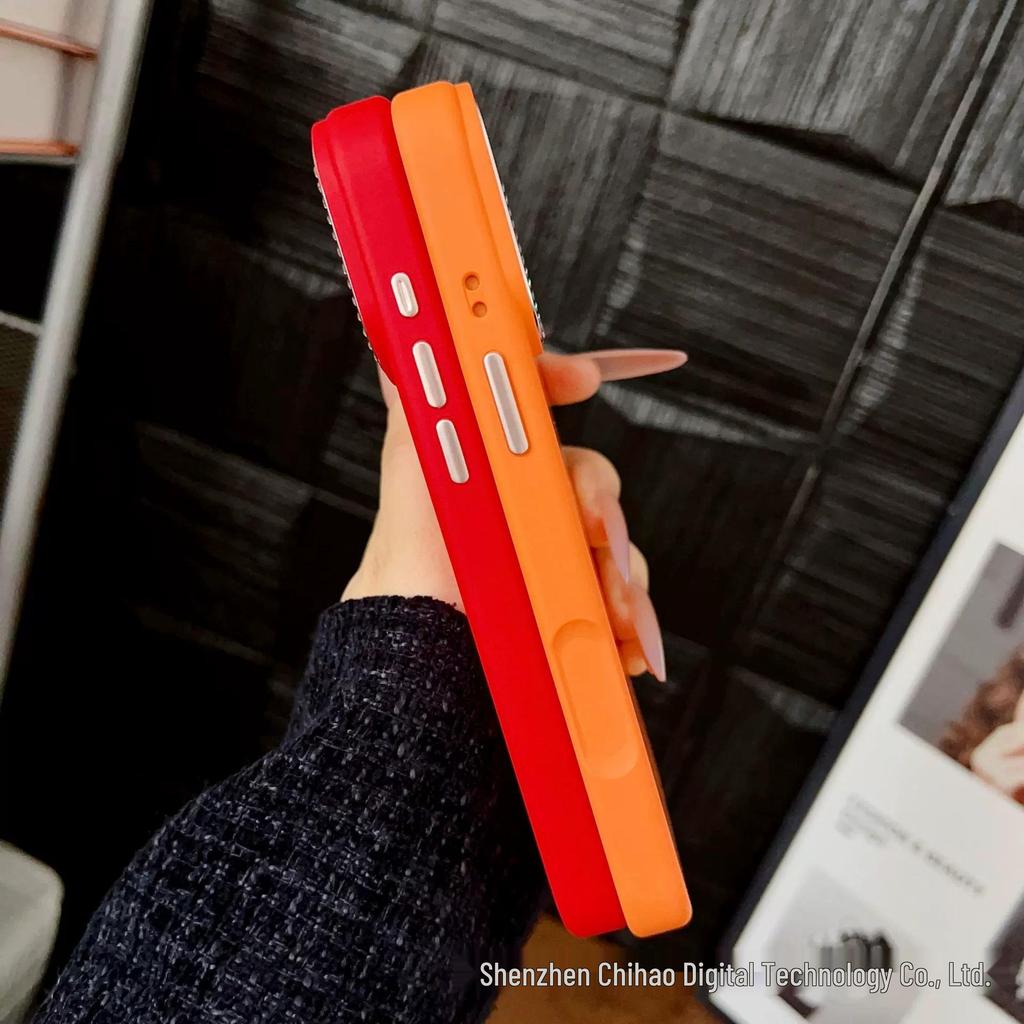 Liquid Silicone Magnetic Solid Color Phone Case for iPhone 17 Pro Max with Apple 16 Button Full Coverage