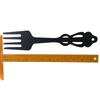 Fourchette Cuillère en Métal Noir Suspendue Décor Mural Cuillère en Forme de Grande Plaque de Cuisine Noire Forme de Cuillère Suspendue Murale Maison