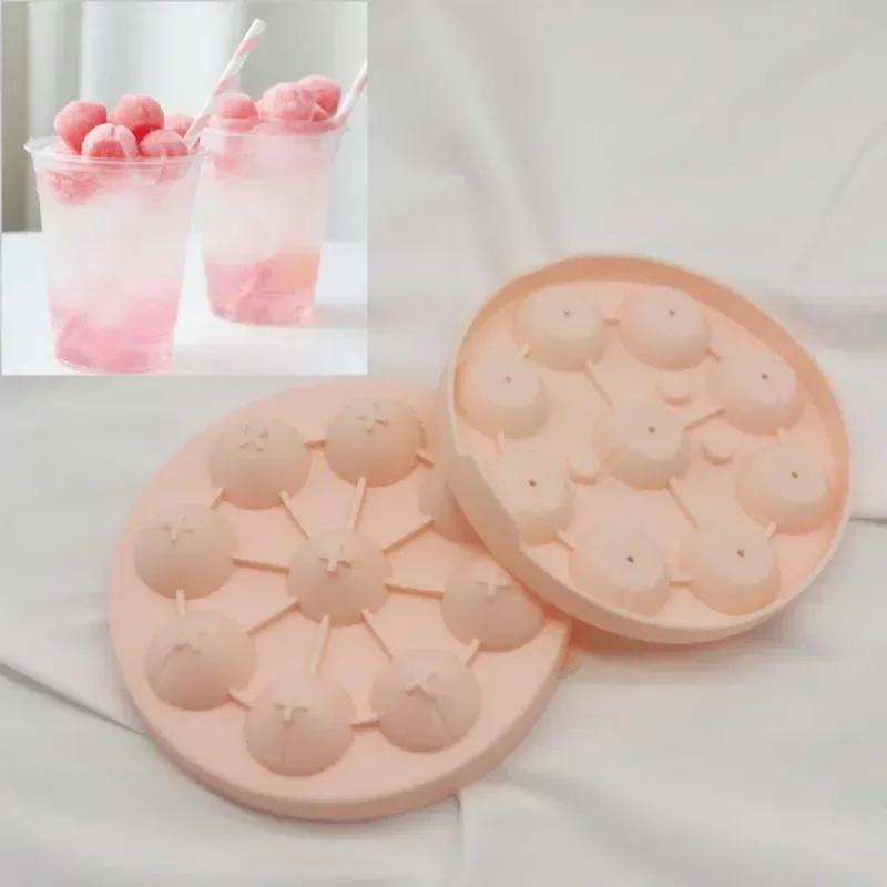 Rose Shape Silicone Ice Molds Summer Ice Cream Whiskey Making Tools Reusable Cold Block Tray Refrigerator Gadget Accessories