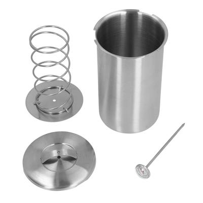 Fleischpresse, Kocher, Schinkenmacher, 304 Edelstahl, Küchenfleischpresse, Kochfass mit Thermometer