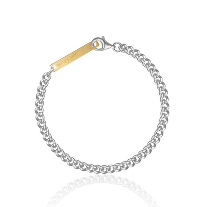 LUNNE Silver 925 Curb Chain Bracelet #LSB10