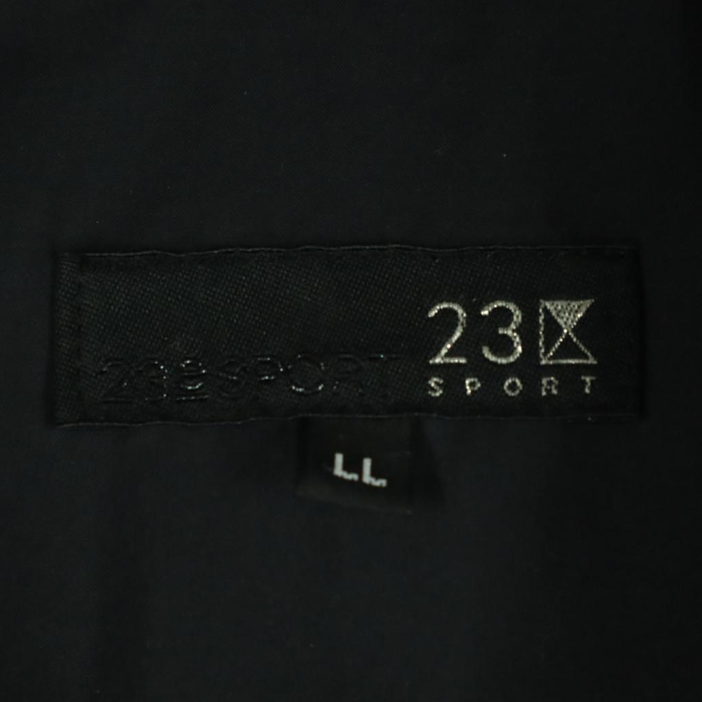 23ku SPORT One point logo Long sleeve Down jacket LL black Men's Used