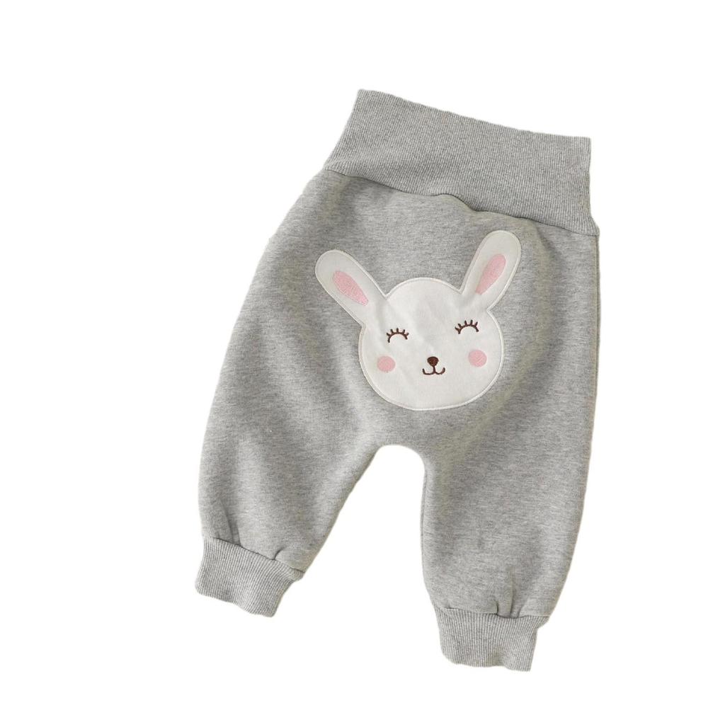 Mädchen Herbst/Winter High Waist Bauchschutzhose - Baby Alpaka Wolle und Baumwollmischung