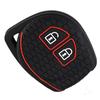 2-knapps silikon bilnøkkeldeksel til Suzuki Swift Ignis Vitara Liana Ciaz Baleno bilnøkkeldekseldeksel skalldekor