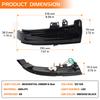 For Mercedes Benz W204 W212 W176 Dynamic LED Side Mirror Turn Signal Light Lamps