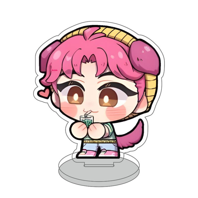 Anime Animation K-Pop Demon Hunters 10Cm Mini Cute Acrylic Stand Rumi Mila Zoe Jinu Desk&Home Decor