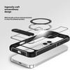 For iPhone 16 Pro Max Magnetic Case TPU + PC Kickstand Phone Back Cover