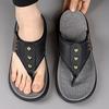Fashion Summer Men Casual Leather Soft Bottom Slippers 2025 New Outdoor Antiskid Beach Slippers Fashion Comfy Flat Designer Flip Flop