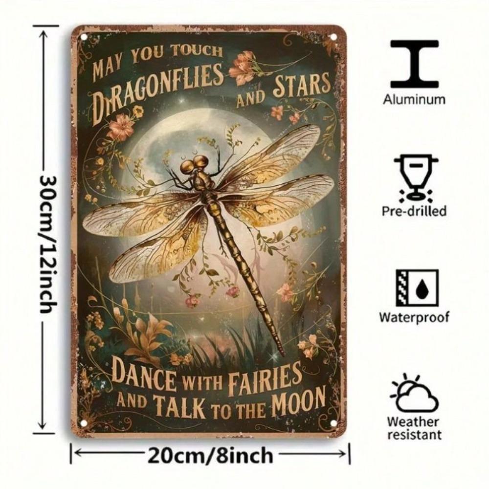 Retro Metal Wall Art Tin Sign Poster for Living Room Home Decor 20x30cm