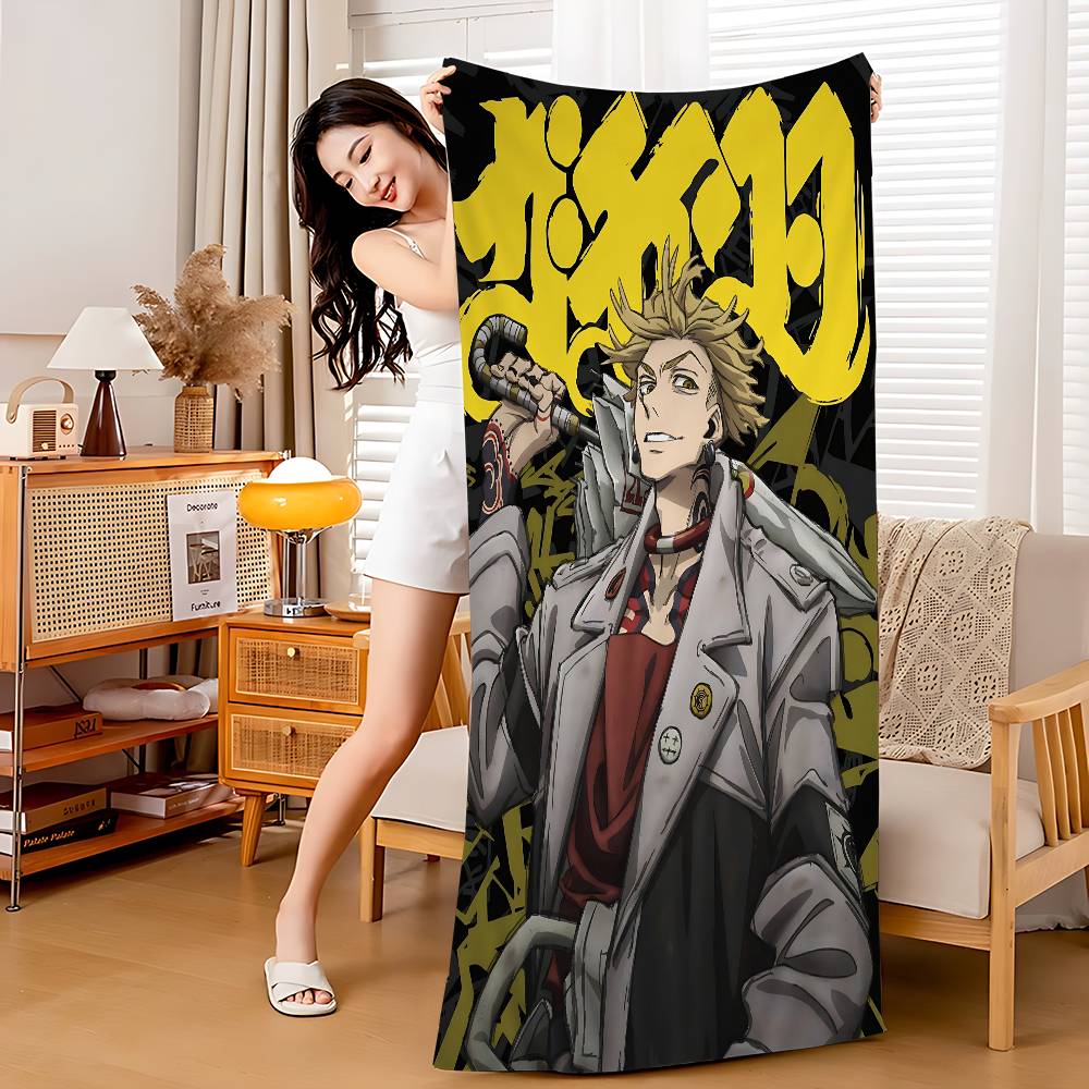 Fantasy Anime Gachiakuta Bath Towel Microfiber Soft Water Absorbing Breathable For Girl Kids Decorative Cartoon Beach Towel