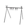 Aluminum Alloy Camping Hanging Shelf Foldable Triangle Shelf Hanger Lightweight Multifunctional for Picnic Barbecue Outdoor Tool