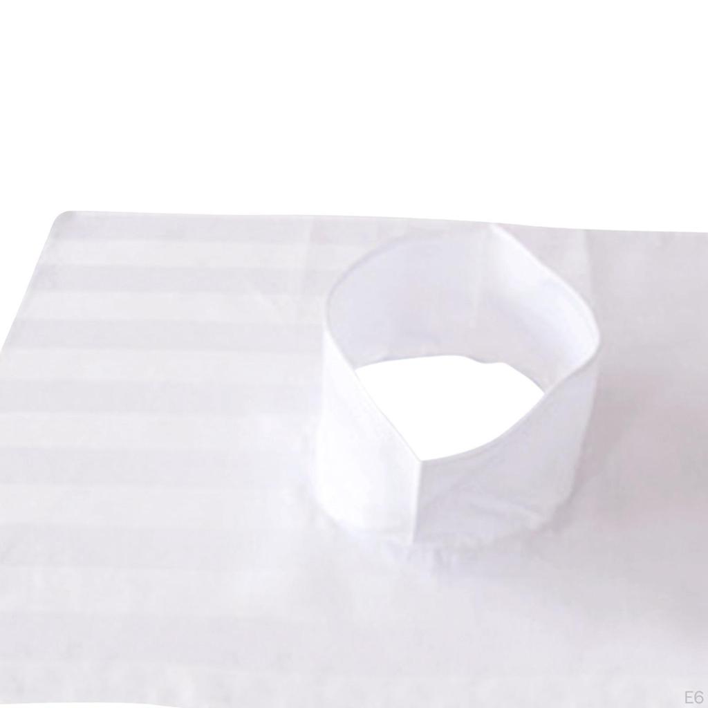Potah na masážní stůl s otvorem pro obličej Opakovaně použitelný Omyvatelný 60x40cm Sekční froté pro