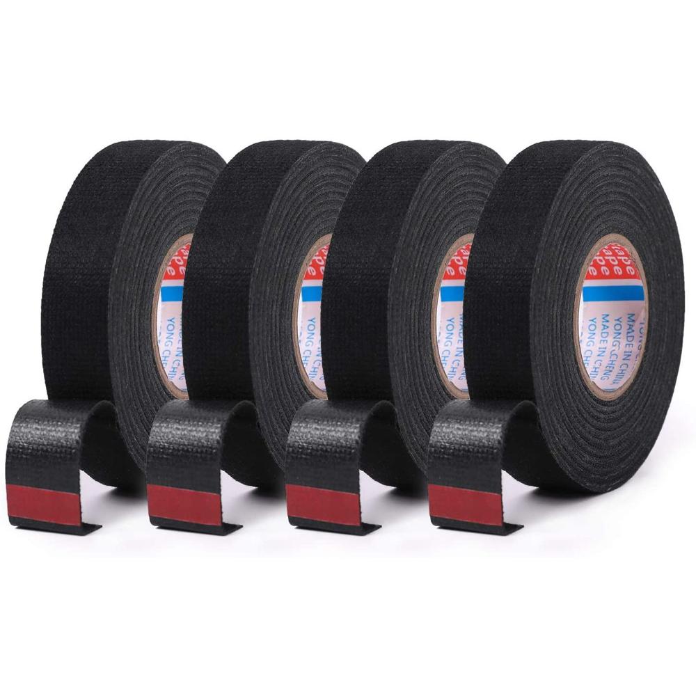 15M Insulation Automotive Loom Cable Fixed Cloth Fabric Wire Harness Tape Heat-resistant Adhesive