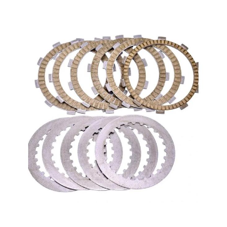 Motorcycle Steel Friction Clutch Plate Kit For Honda NX250 MD21 XR250 XR250R ME06 XR NX 250 XL350 XL350R TRX400