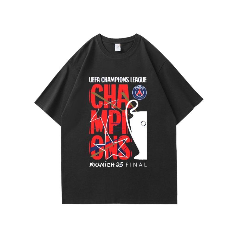 

Champions League Enrique s Same Short Sleeved T-shirt Made of Pure Cotton to Commemorate Daughter Xana s Ten-year Commitment M