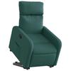 Recliner Chair with Lift Assist Dark Green Fabric