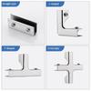 1 buc Gard de Grădină Panou DIY de Îmbinare Plăci Ceramice Clip de Fixare Ranforsat Clește pentru Sticlă Combinație Clip de Fixare Pentru Cabinet Acvariu