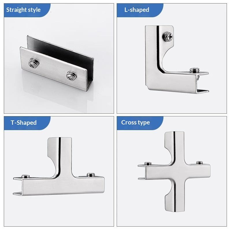 1 buc Gard de Grădină Panou DIY de Îmbinare Plăci Ceramice Clip de Fixare Ranforsat Clește pentru Sticlă Combinație Clip de Fixare Pentru Cabinet Acvariu