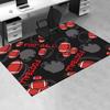 Office Carpet: Football Patterned Sofa Rug for Chair Protectiona023