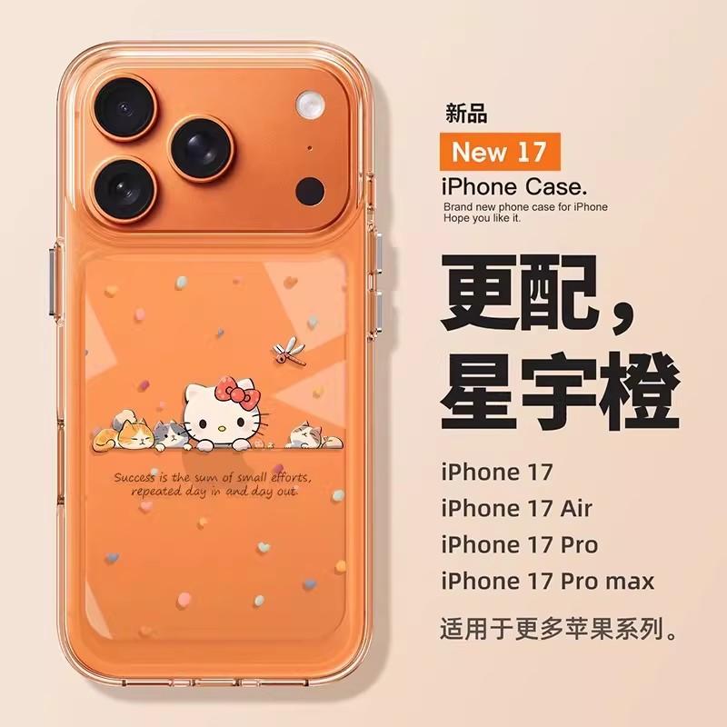 Donut cat mobile phone case for iPhone17 Apple 16promax cute 15 lanyard 14 transparent 13 soft case